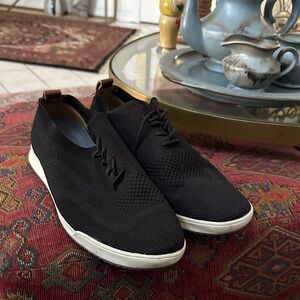 IZOD Black Knit Casual Shoes